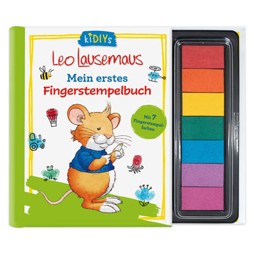 Leo Lausemaus - Mein erstes Fingerstempelbuch Mit 7 Fingerstempelfarben