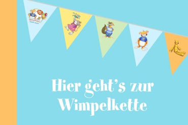 Leo Lausemaus - Geburtstagsdeko Wimpelkette