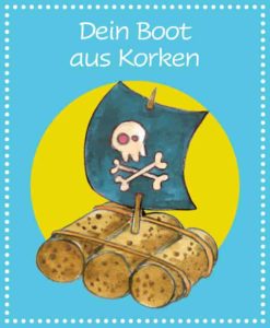 Leo Lausemaus - Boot aus Korken basteln